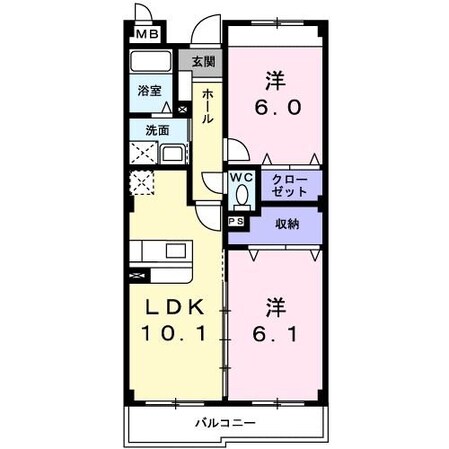 マッティーナの物件間取画像